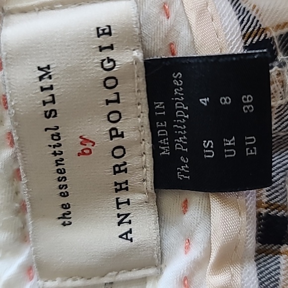 Anthropologie The Essential Slim Trousers in Ivory - Picture 5 of 8